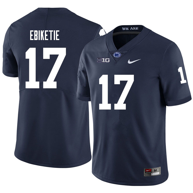 NCAA Nike Men's Penn State Nittany Lions Arnold Ebiketie #17 College Football Authentic Navy Stitched Jersey UAS1398VG